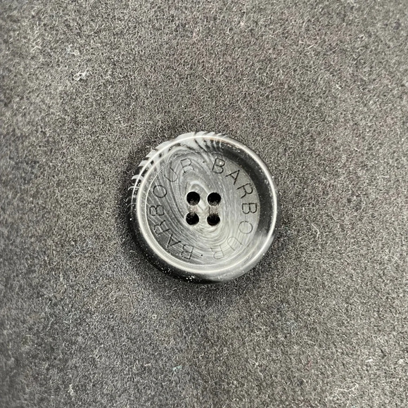 Barbour Madge Black Coat Wool and Cashmere Blend Size 4 Jacket With Belt - Picture 8 of 11